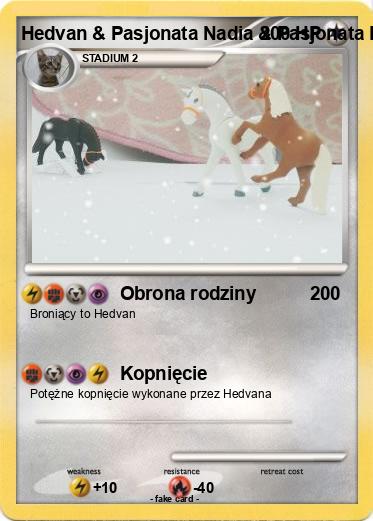 Pokemon Hedvan & Pasjonata Nadia & Pasjonata Lady