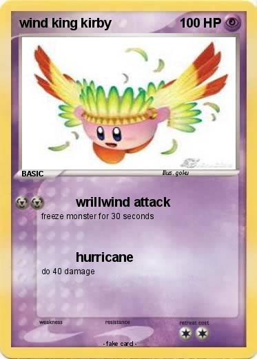 Pokemon wind king kirby