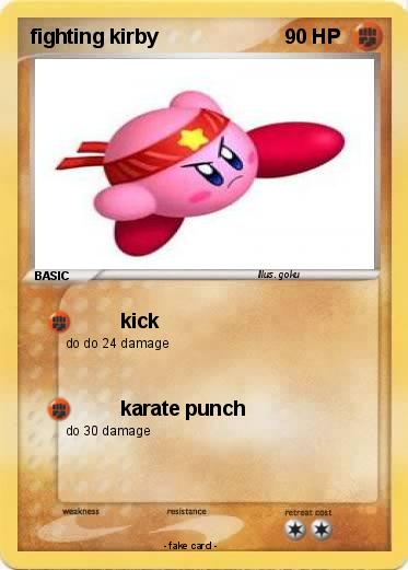 Pokemon fighting kirby