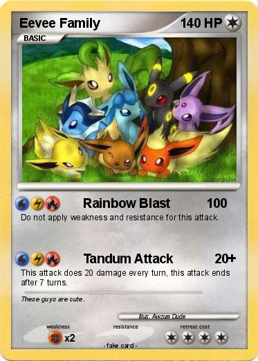 Pokemon Eevee Family