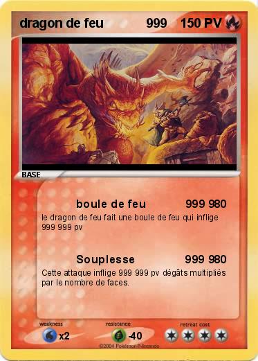 Pokemon dragon de feu            999