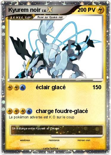 Pokemon Kyurem noir