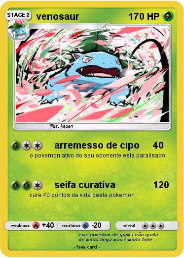 Pokemon venosaur