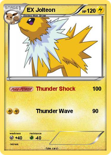 Pokemon EX Jolteon