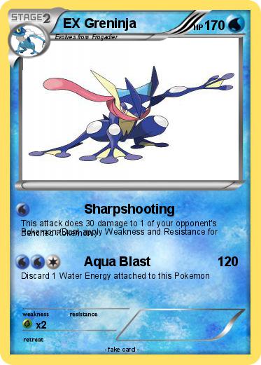 Pokemon EX Greninja