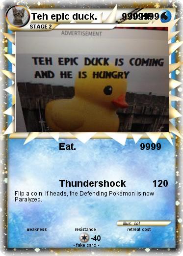 Pokemon Teh epic duck.          9999999