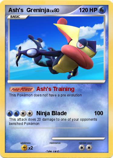 Pokemon Ash's  Greninja