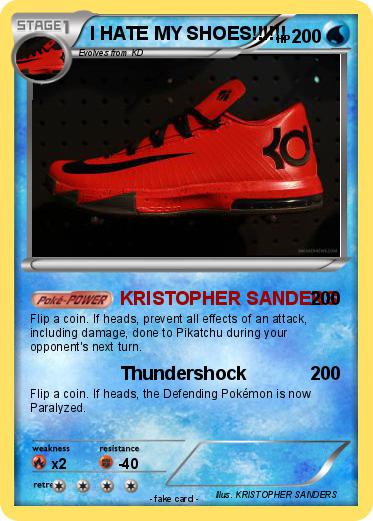 Pokemon I HATE MY SHOES!!!!!!