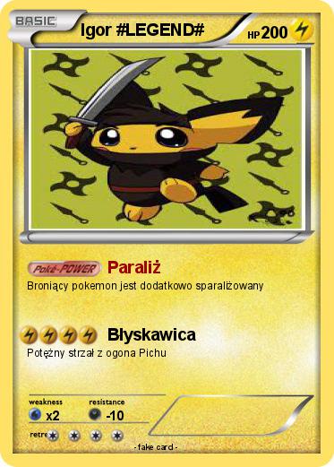 Pokemon Igor #LEGEND#