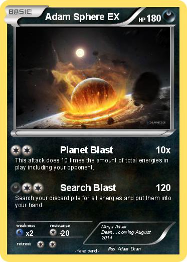 Pokemon Adam Sphere EX