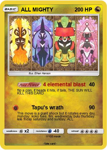 Pokemon ALL MIGHTY