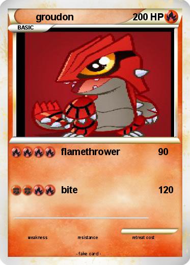 Pokemon groudon