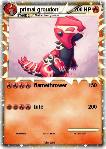 Pokemon primal groudon