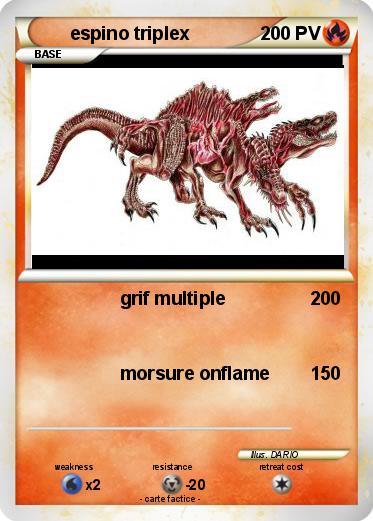 Pokemon espino triplex