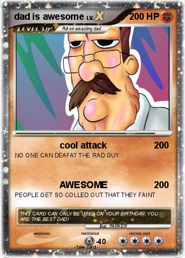 Pokemon dad is awesome