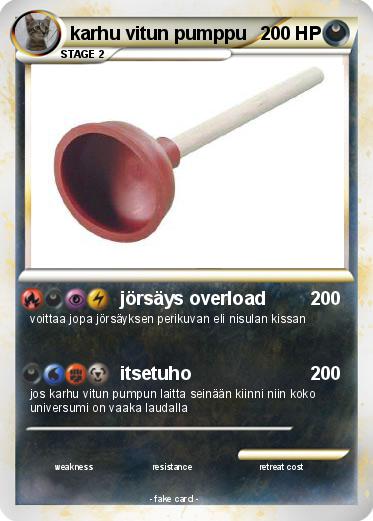 Pokemon karhu vitun pumppu