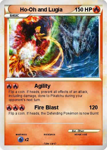 Pokemon Ho-Oh and Lugia