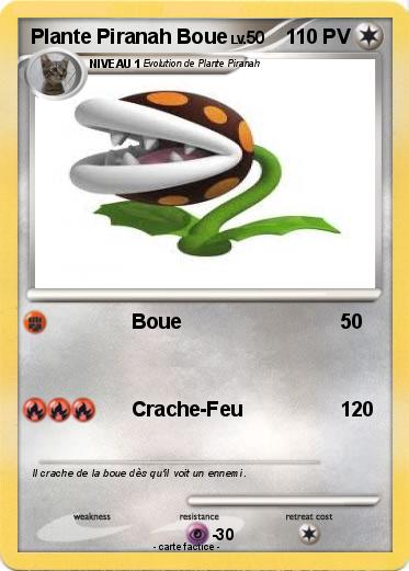 Pokemon Plante Piranah Boue