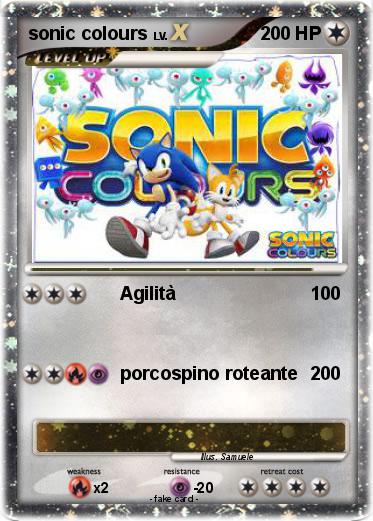 Pokemon sonic colours