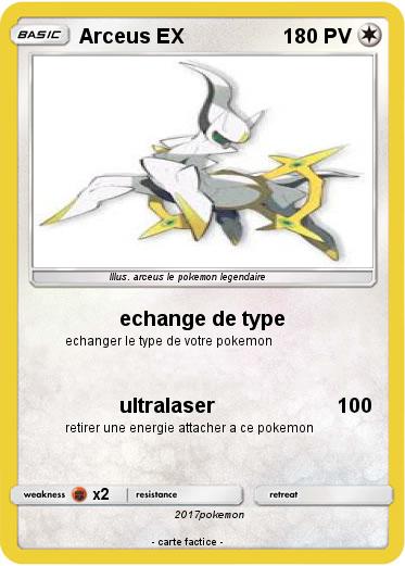 Pokemon Arceus EX