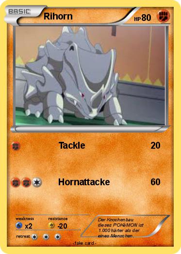 Pokemon Rihorn
