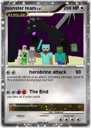 Pokemon monster team