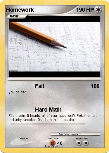 Pokemon Homework