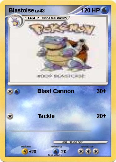 Pokemon Blastoise