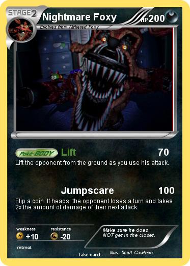 Pokemon Nightmare Foxy