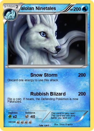 Pokemon alolan Ninetales