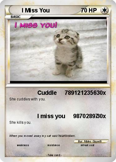 Pokemon I Miss You