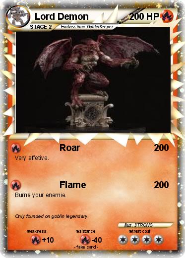 Pokemon Lord Demon