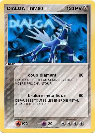 Pokemon DIALGA    niv.80
