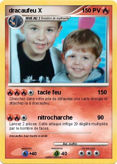 Pokemon dracaufeu X