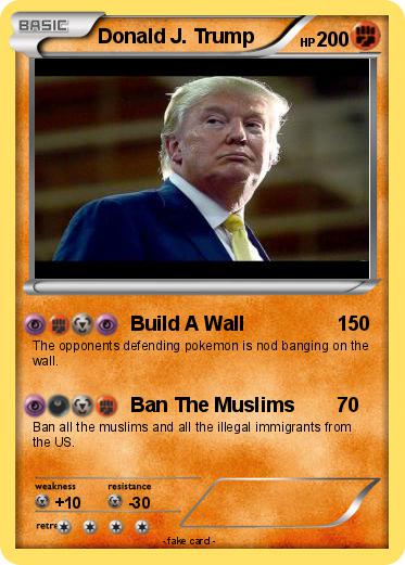 Pokemon Donald J. Trump