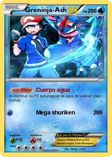 Pokemon Greninja-Ash