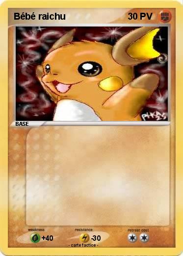 Pokemon Bébé raichu
