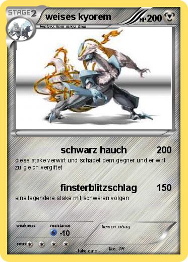Pokemon weises kyorem