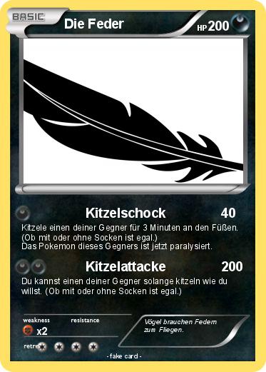 Pokemon Die Feder