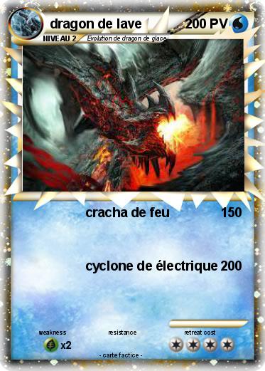 Pokemon dragon de lave