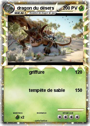 Pokemon dragon du désers