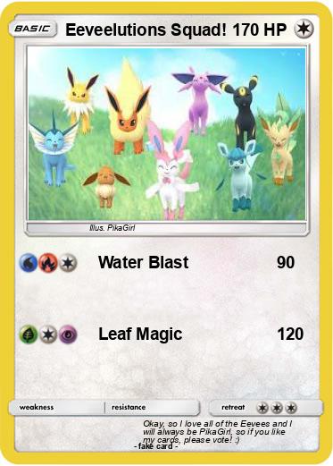Pokemon Eeveelutions Squad!