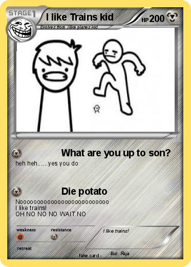 Pokemon I like Trains kid