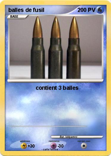 Pokemon balles de fusil