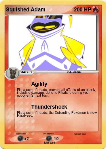 Pokemon Squished Adam