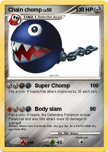 Pokemon Chain chomp