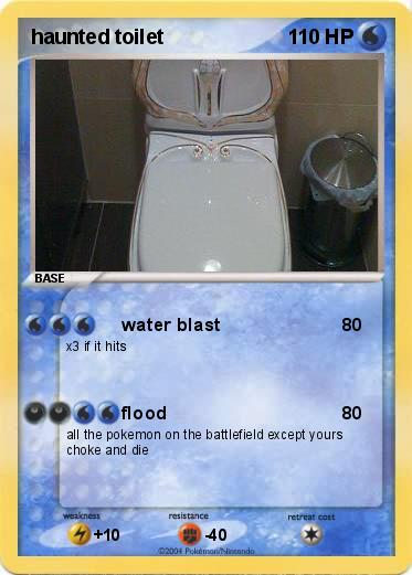 Pokemon haunted toilet