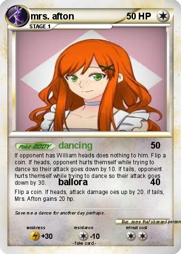 Pokemon mrs. afton