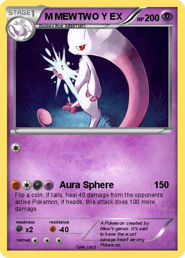 Pokemon M MEWTWO Y EX