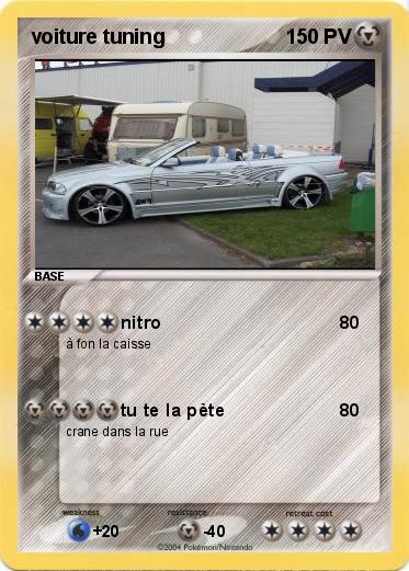Pokemon voiture tuning 